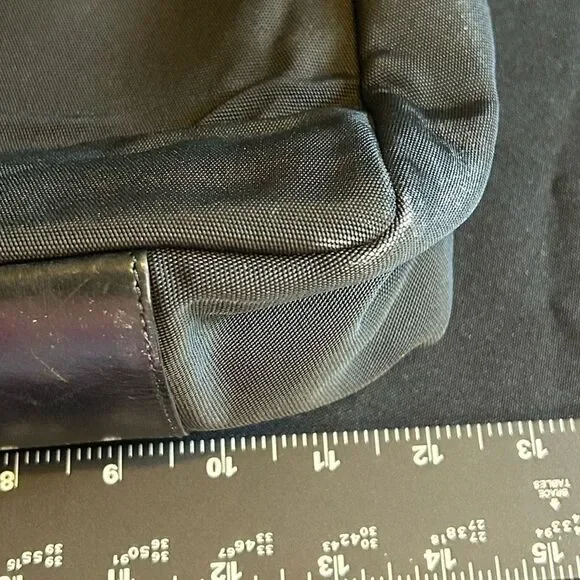 Gucci Diana Cloth & Leather Bamboo Black Women's Bag Excellent Condition - Picture 6 of 16